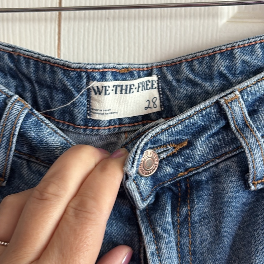 We the free Pacifica Straight-Leg Jeans Mid Blue - Picture 7 of 14